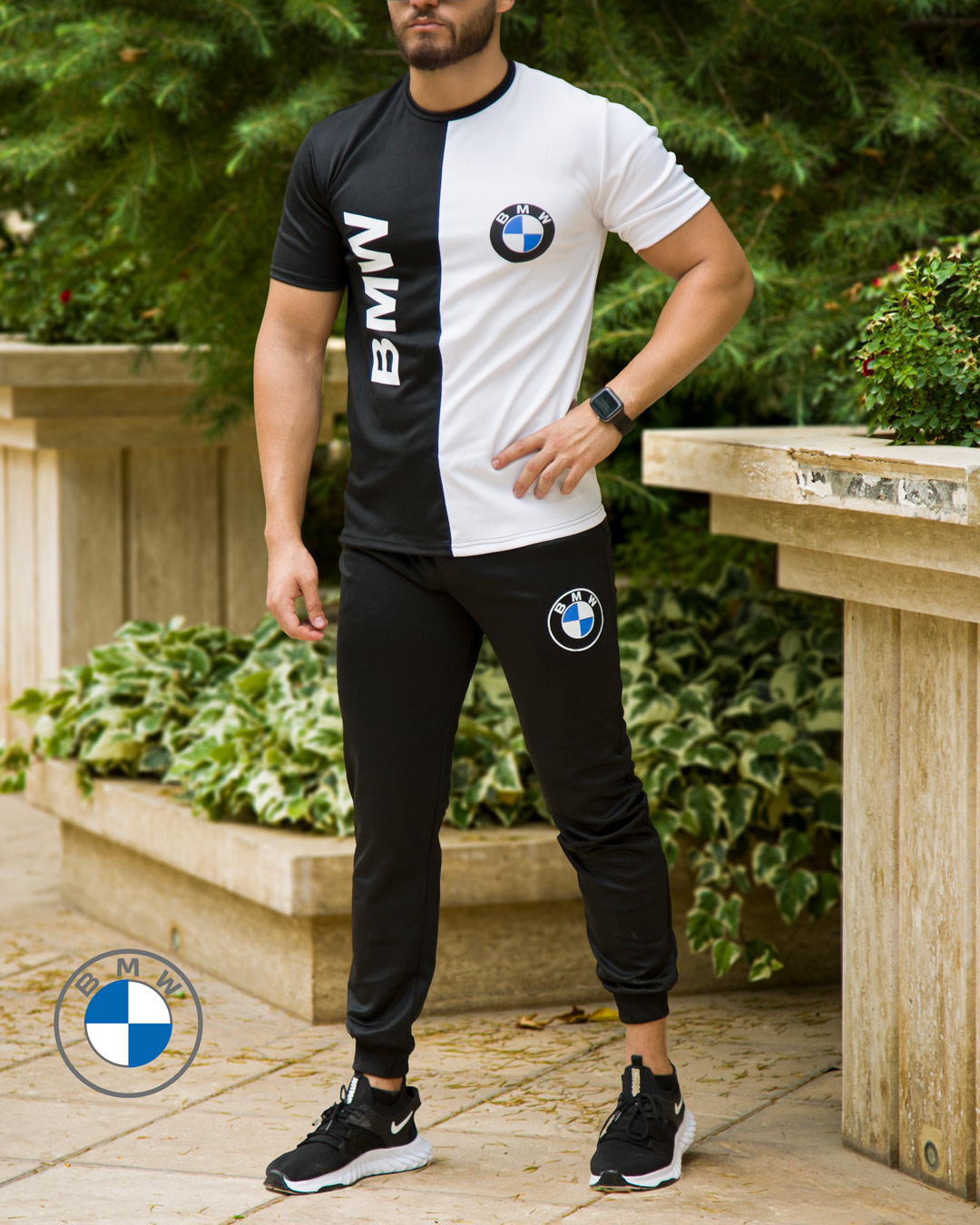 ست تیشرت شلوار مردانه مدل BMW